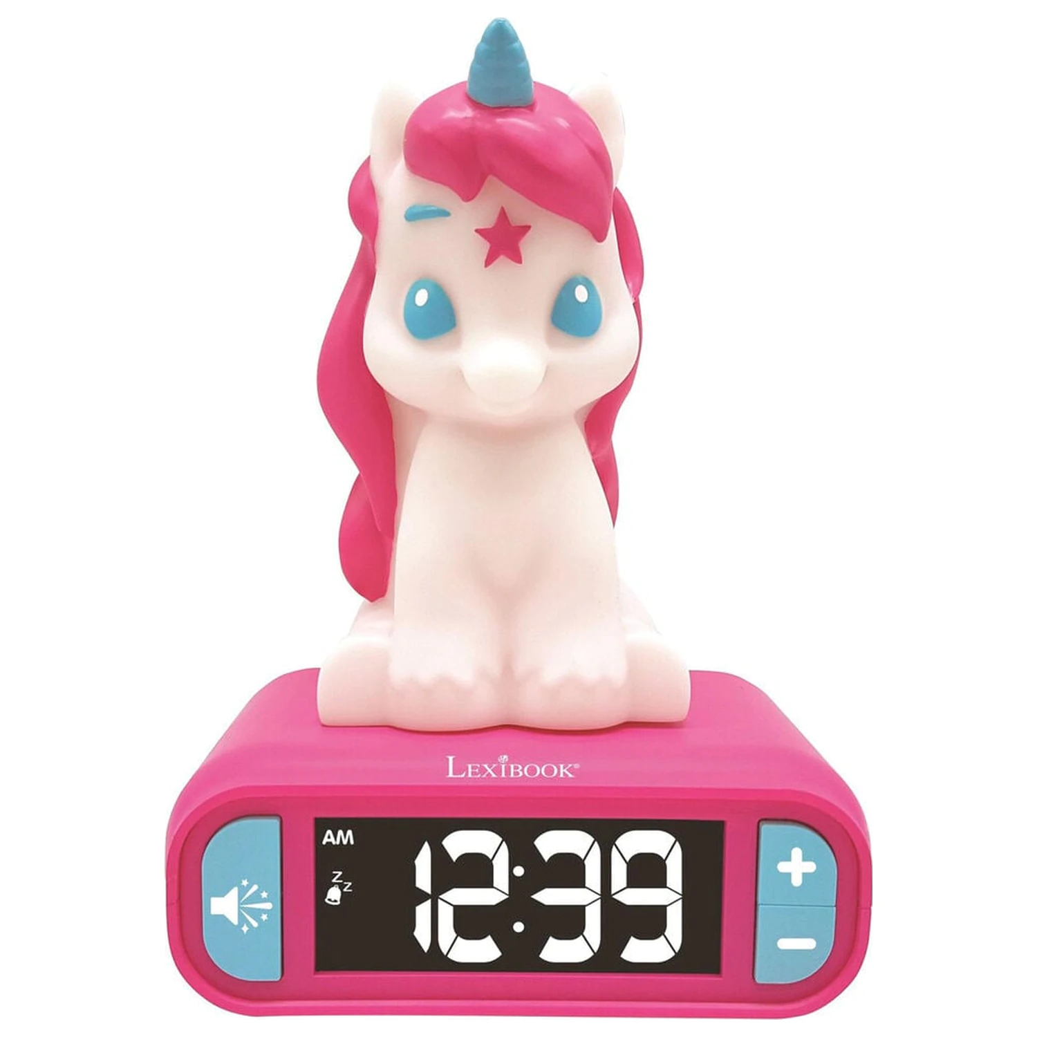 Unicorn 3D noční světlo digitální budík fotografii produktu