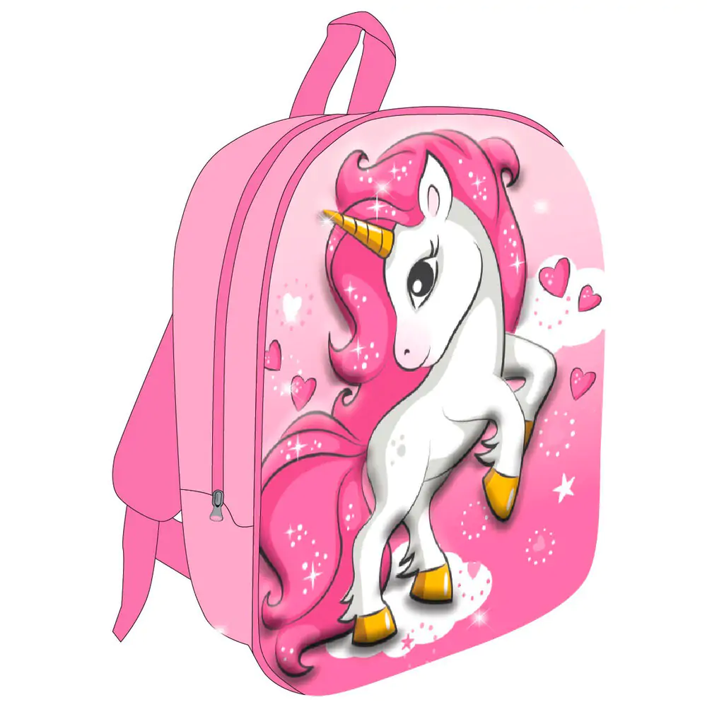 Unicorn 3D batoh 30 cm fotografii produktu