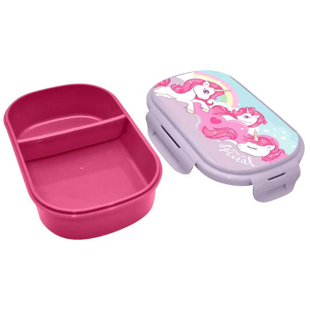 Unicorn Svačinový box + příbory fotografii produktu