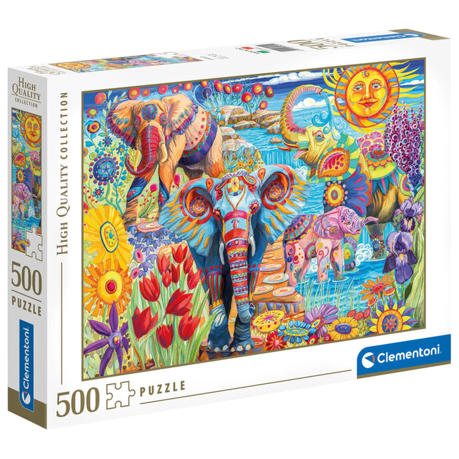 Elephants Carnival puzzle 500 ks fotografii produktu