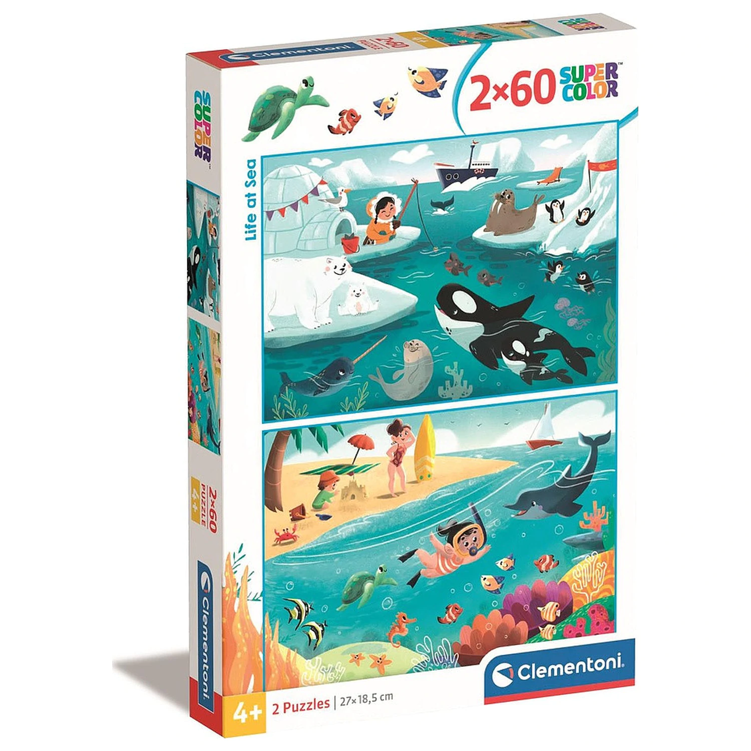 Život na moři Noli 2x60dílné puzzle fotografii produktu