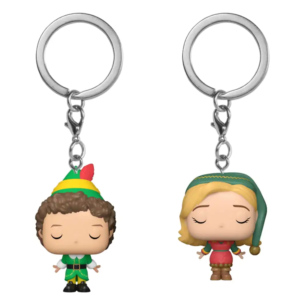 Elf POP! Vinyl přívěsek na klíče 2-Pack Buddy & Jovie 4 cm fotografii produktu