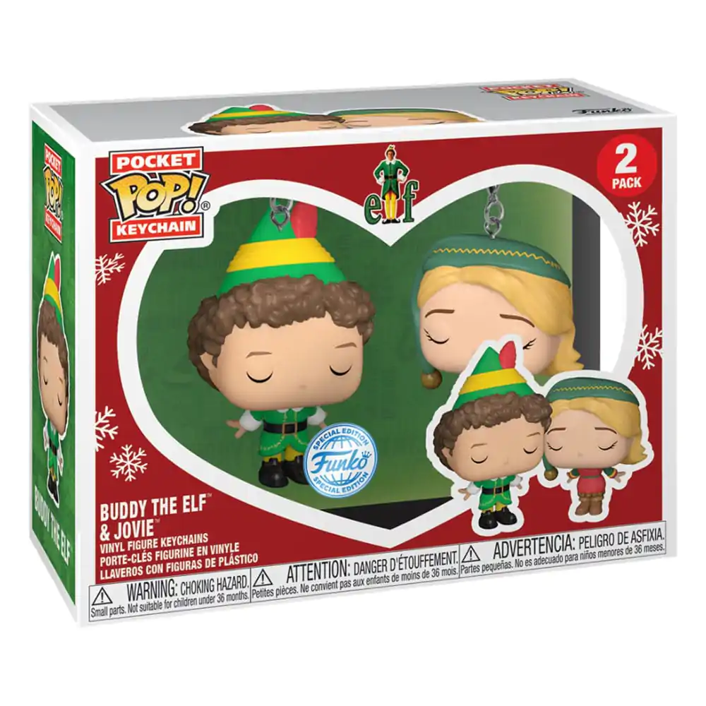 Elf POP! Vinyl přívěsek na klíče 2-Pack Buddy & Jovie 4 cm fotografii produktu