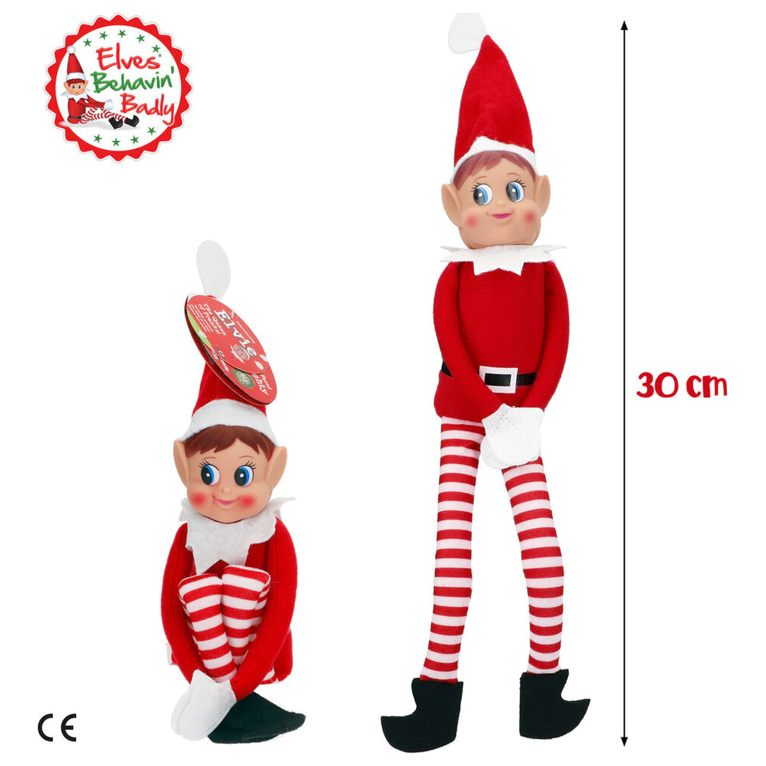 Elves Behavin' Badly Elvie crossbar Elfa panenka 30cm fotografii produktu