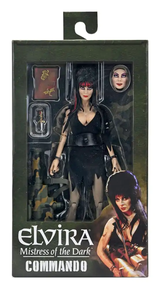 Elvira: Mistress of the Dark Clothed Akční figurka Commando Elvira 20 cm fotografii produktu