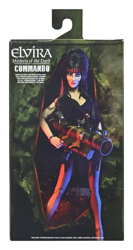 Elvira: Mistress of the Dark Clothed Akční figurka Commando Elvira 20 cm fotografii produktu