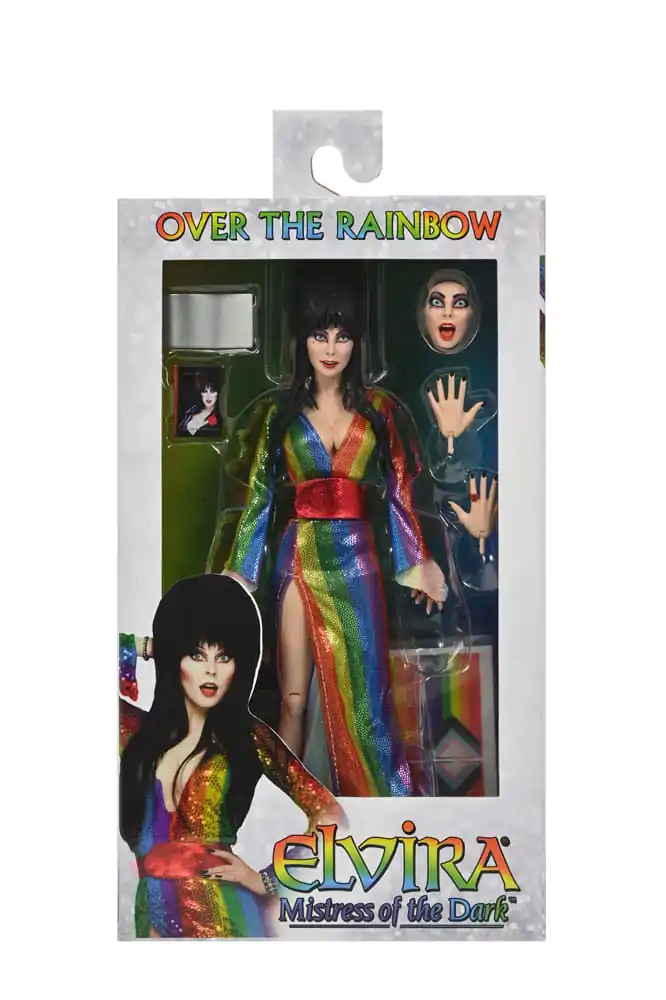 Elvira, Mistress of the Dark Clothed Akční figurka Over the Rainbow Elvira 20 cm fotografii produktu