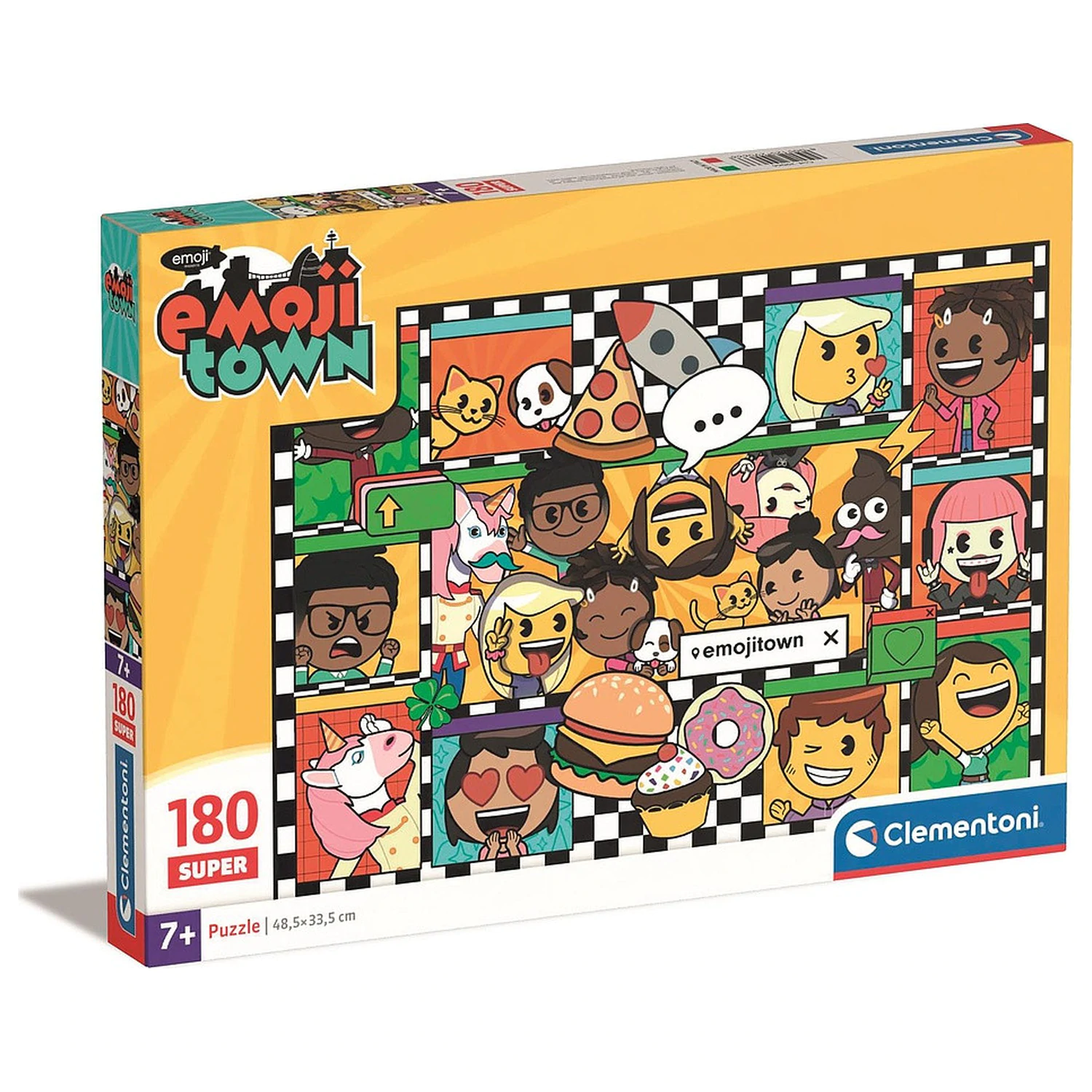 Emoji Town 180dílné puzzle Clementoni fotografii produktu