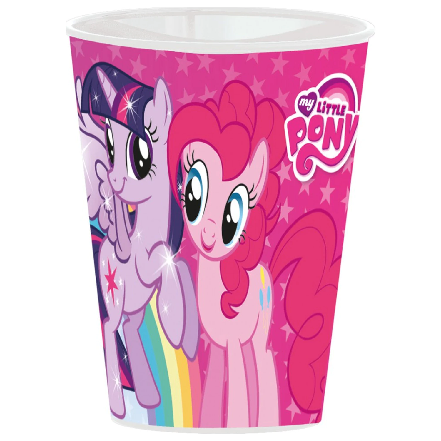 My Little Pony Růžový plastový kelímek 260 ml fotografii produktu