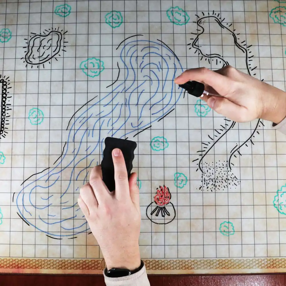 Enhance RPG Series Grid Mat Deluxe Edition DnD Mapa – Podložka s mřížkou fotografii produktu