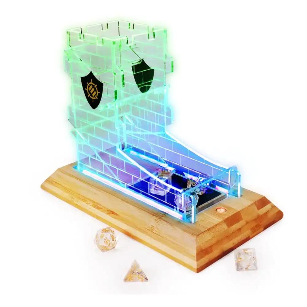 Enhance Tabletop Series LED kostková věž se sadou kostek Clear fotografii produktu