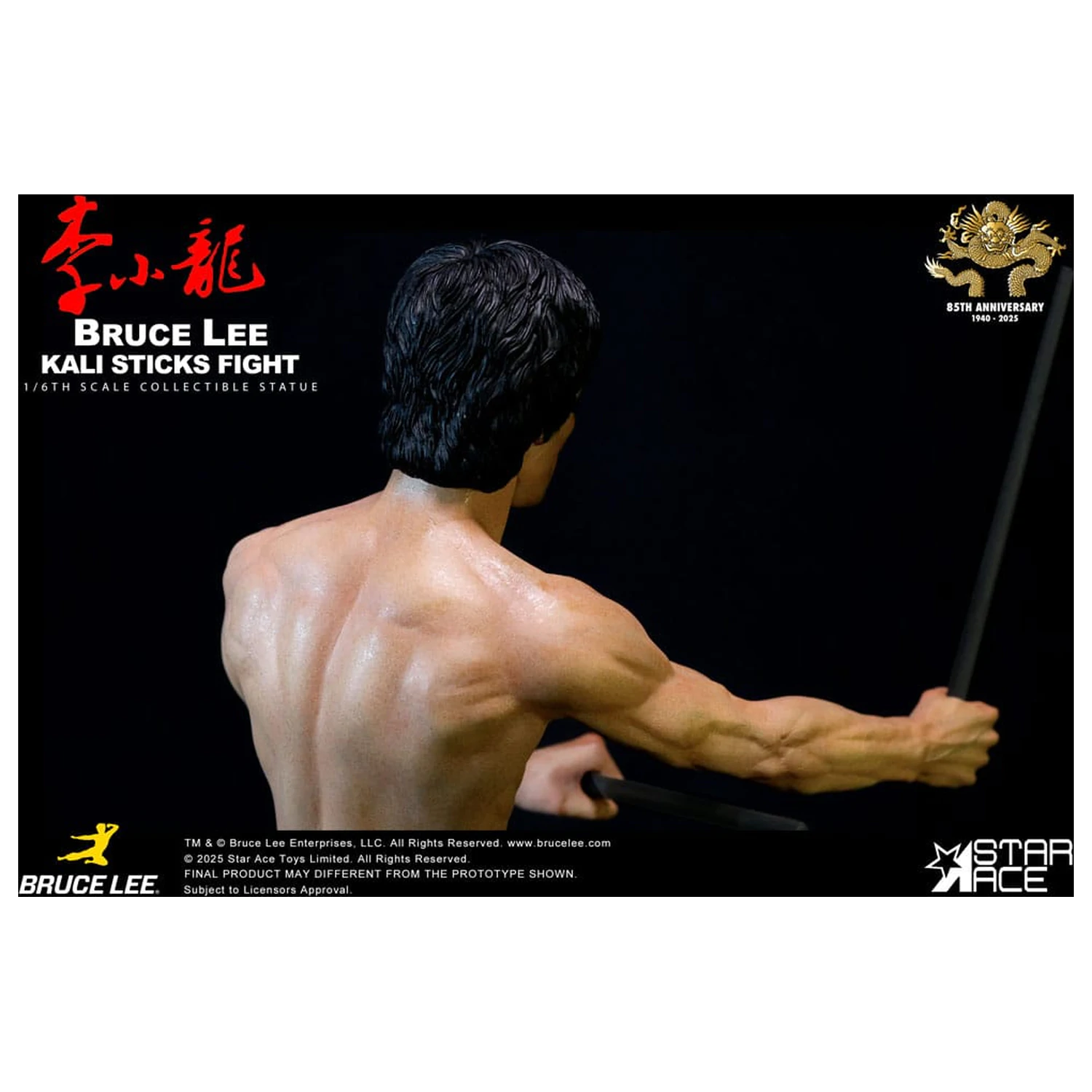 Enter the Dragon Movie Socha 1/6 Bruce Lee Kali Sticks Fight Deluxe Basement Verze 30 cm fotografii produktu