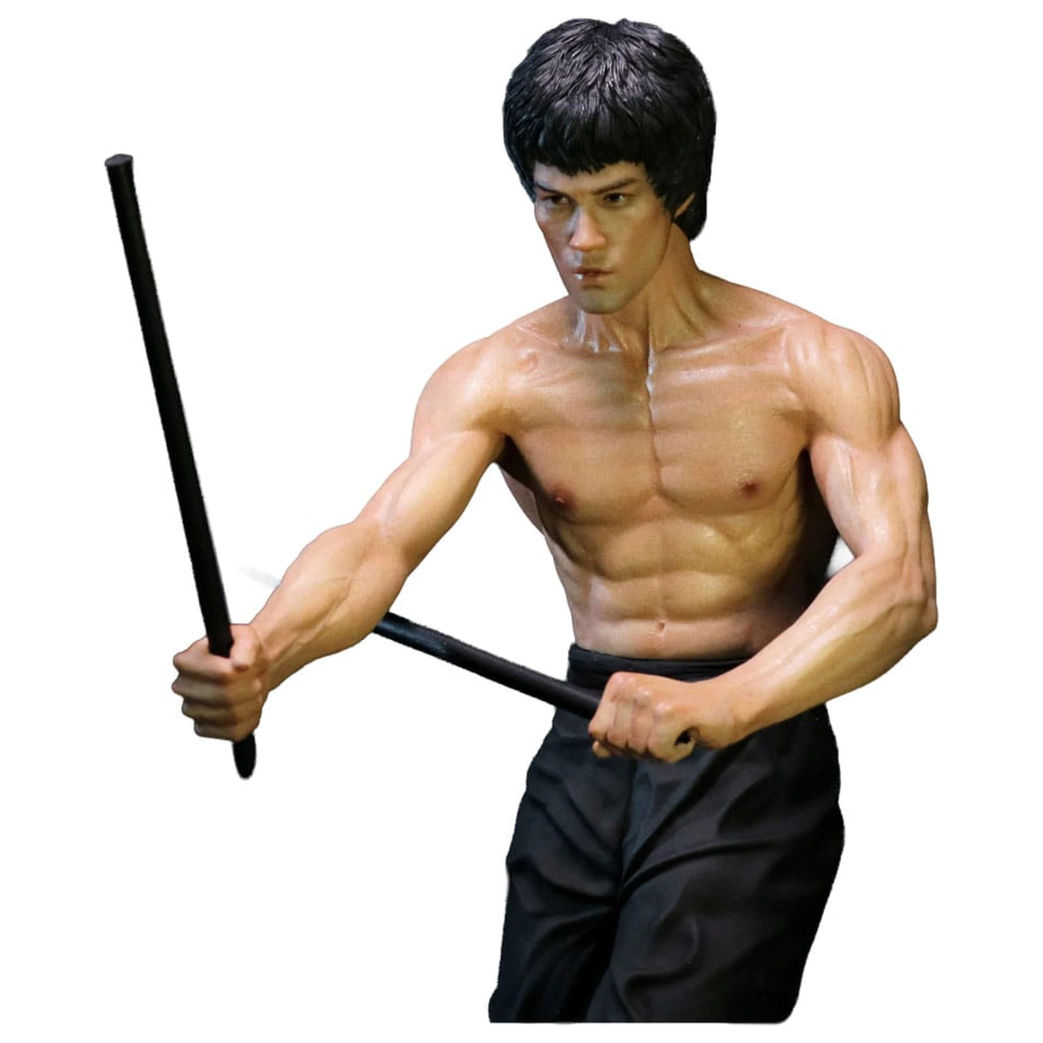 Enter the Dragon Movie Socha 1/6 Bruce Lee Kali Sticks Fight Normal Basement Verze 30 cm fotografii produktu