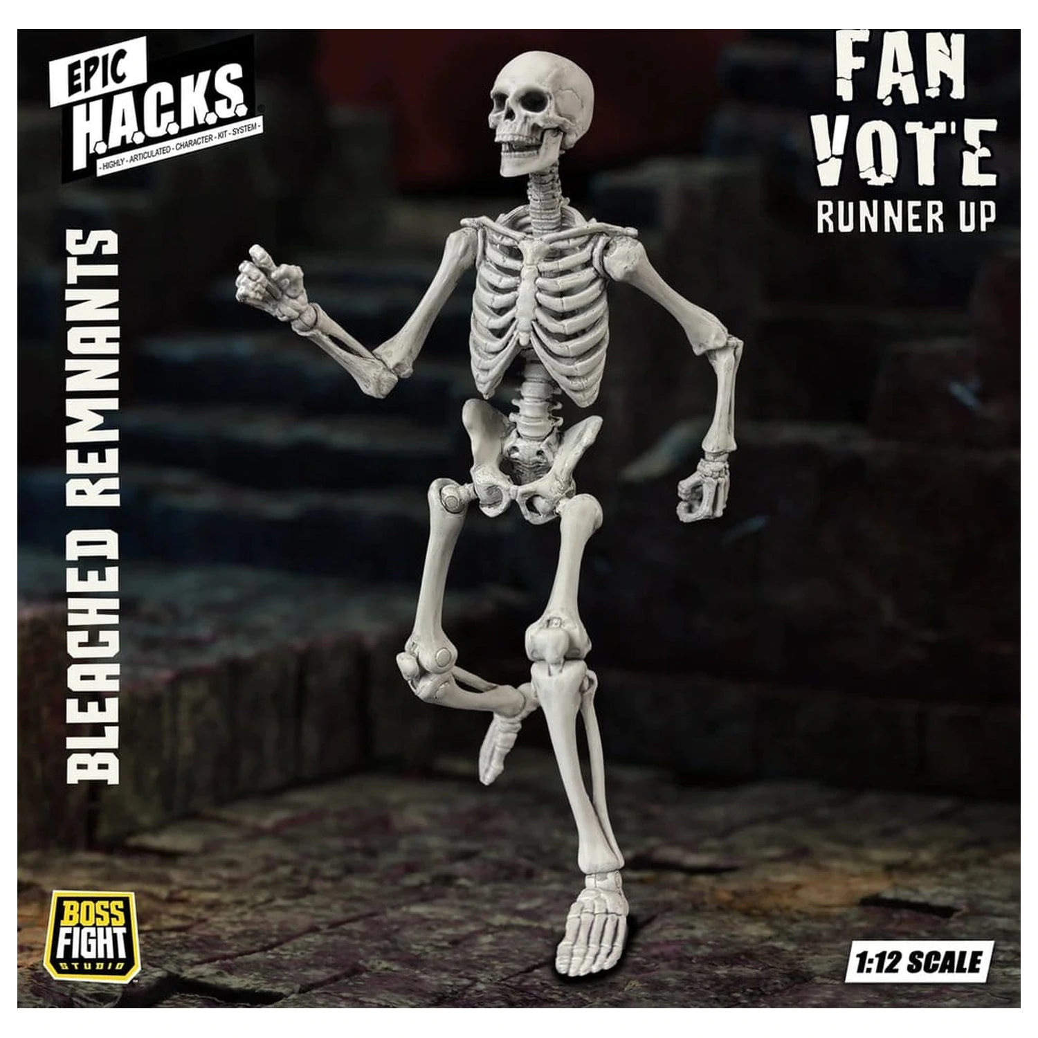 EPIC H.A.C.K.S. Akční figurka 1/12 Skeleton Blank Bleached Remnants fotografii produktu