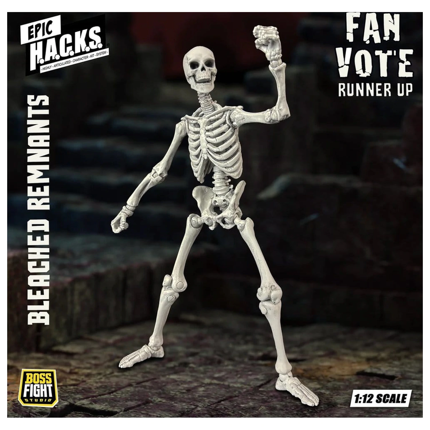 EPIC H.A.C.K.S. Akční figurka 1/12 Skeleton Blank Bleached Remnants fotografii produktu