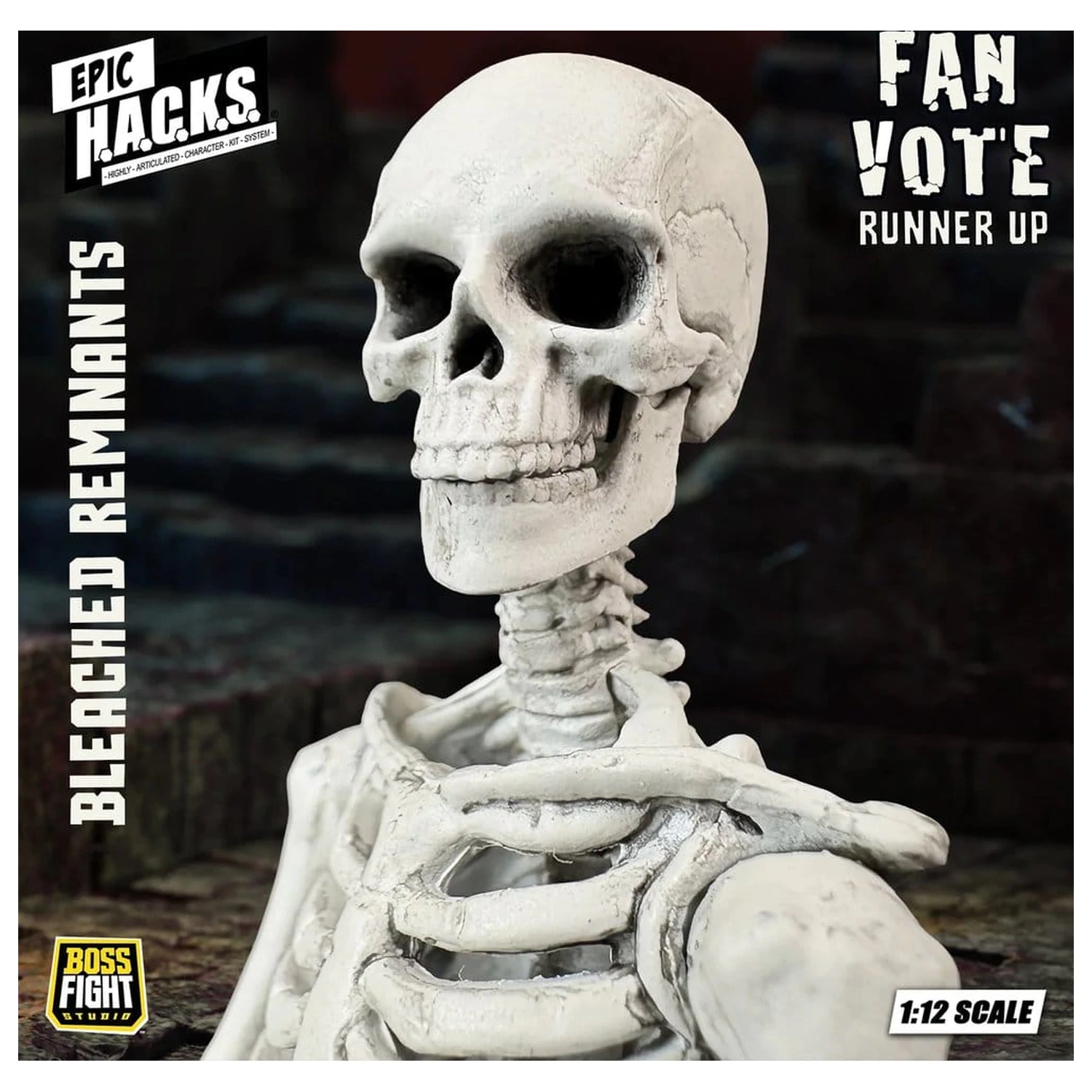 EPIC H.A.C.K.S. Akční figurka 1/12 Skeleton Blank Bleached Remnants fotografii produktu