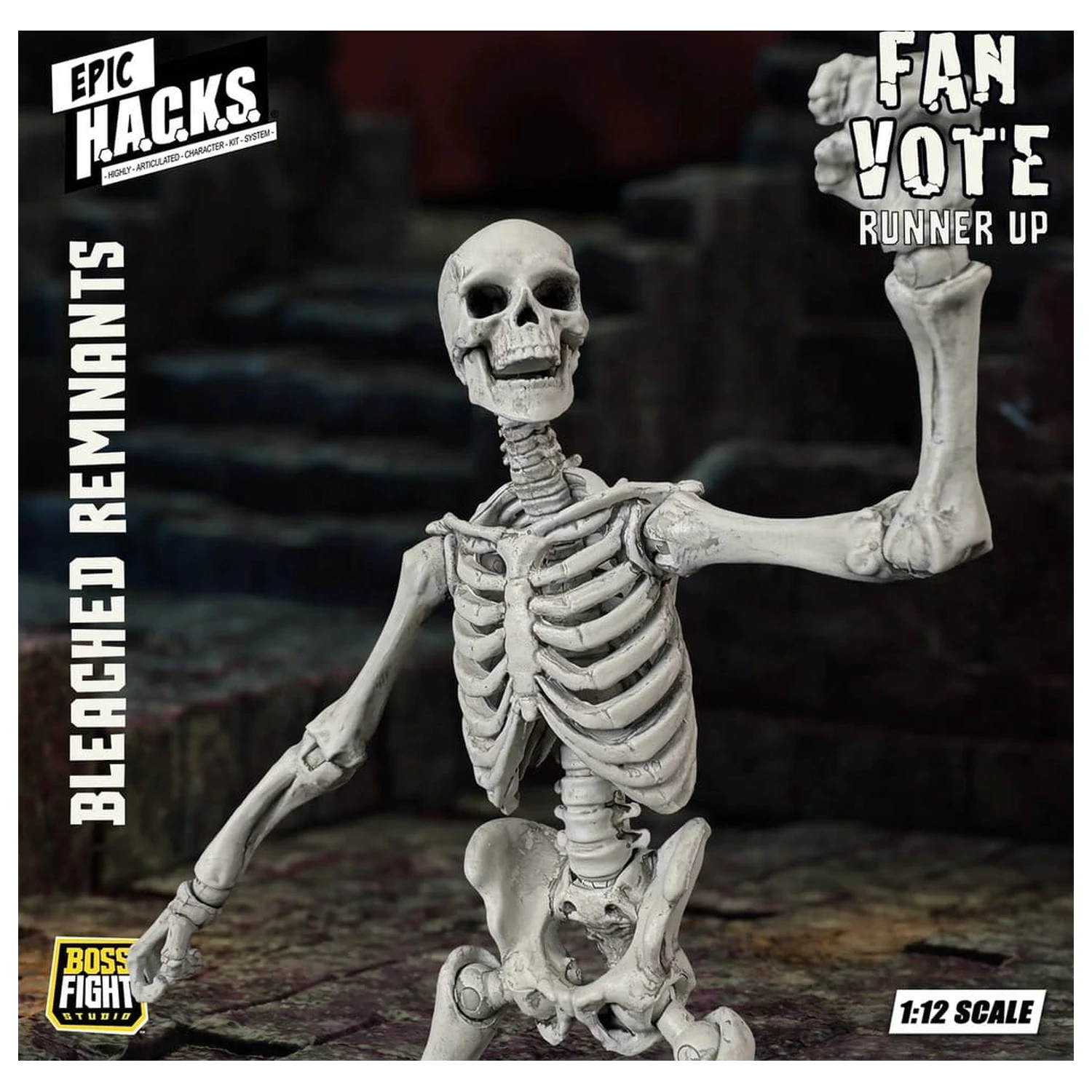 EPIC H.A.C.K.S. Akční figurka 1/12 Skeleton Blank Bleached Remnants fotografii produktu