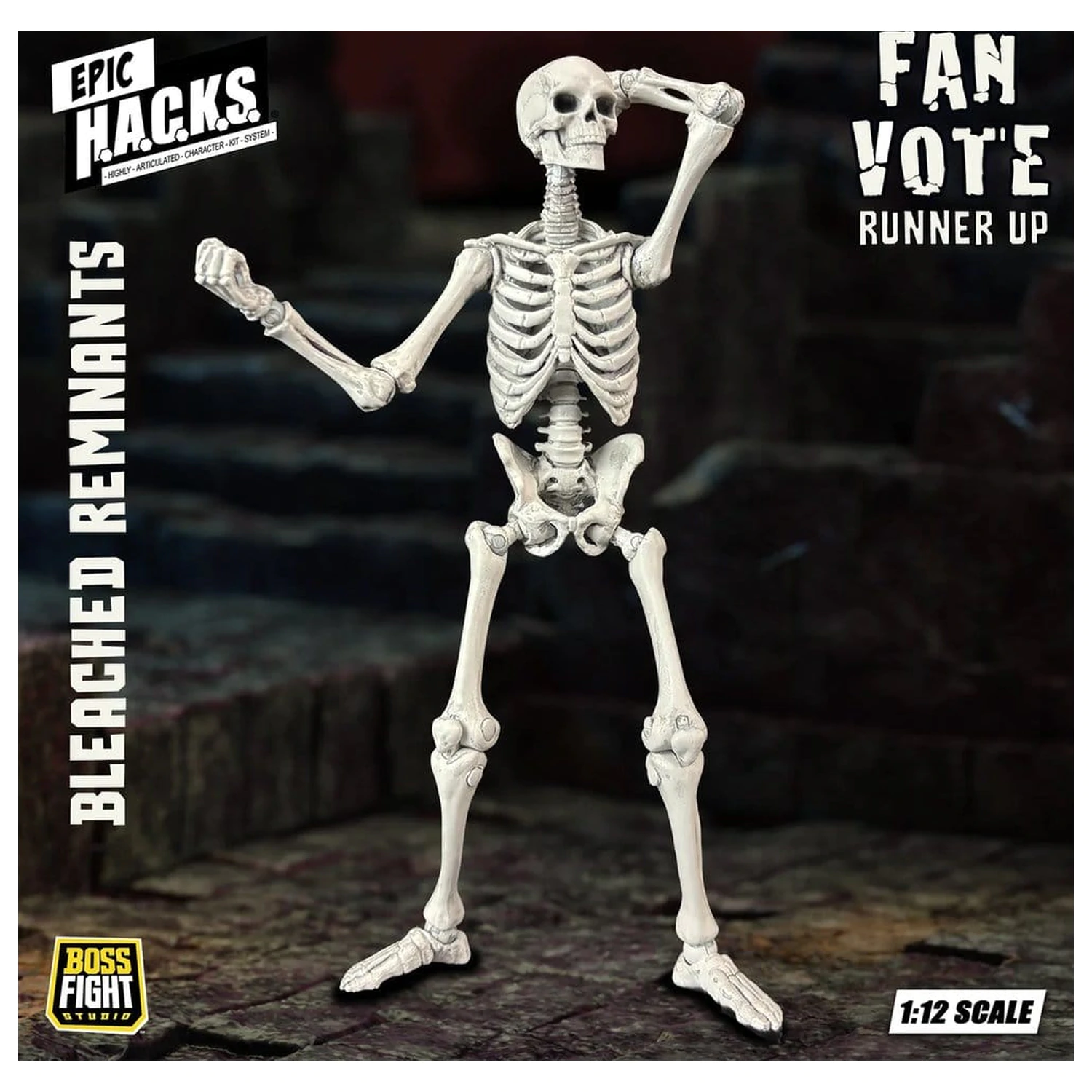 EPIC H.A.C.K.S. Akční figurka 1/12 Skeleton Blank Bleached Remnants fotografii produktu