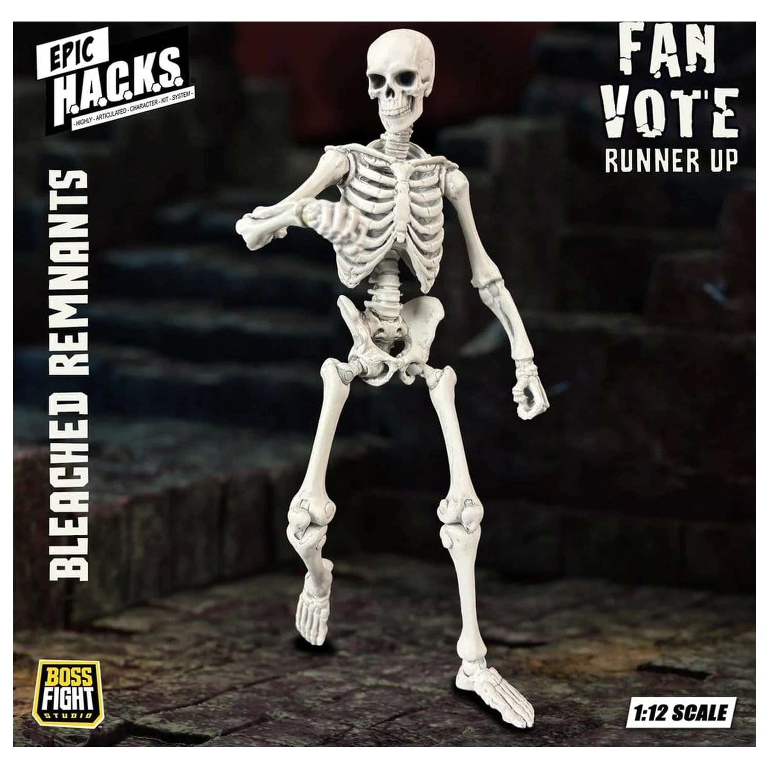 EPIC H.A.C.K.S. Akční figurka 1/12 Skeleton Blank Bleached Remnants fotografii produktu