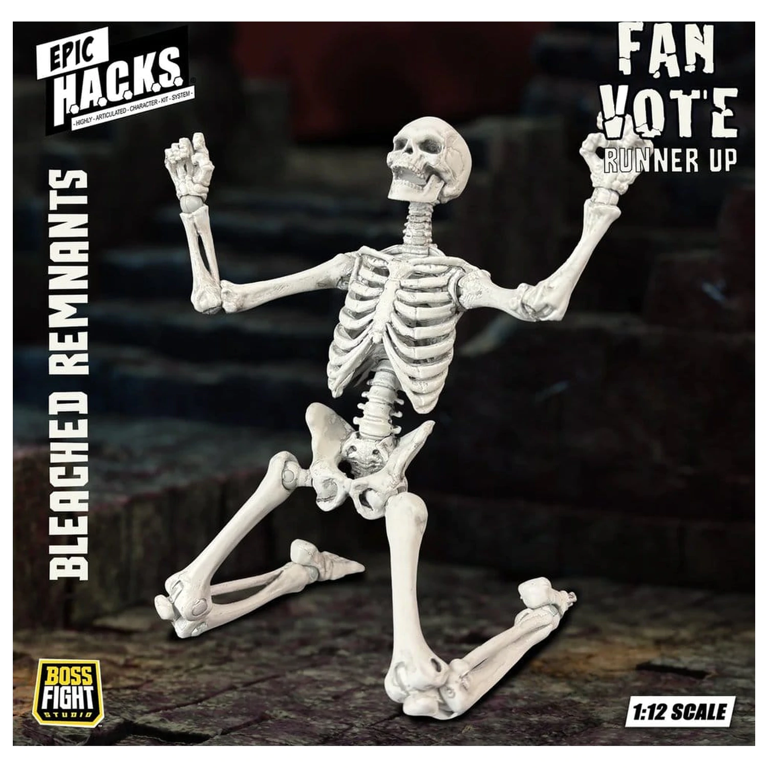 EPIC H.A.C.K.S. Akční figurka 1/12 Skeleton Blank Bleached Remnants fotografii produktu