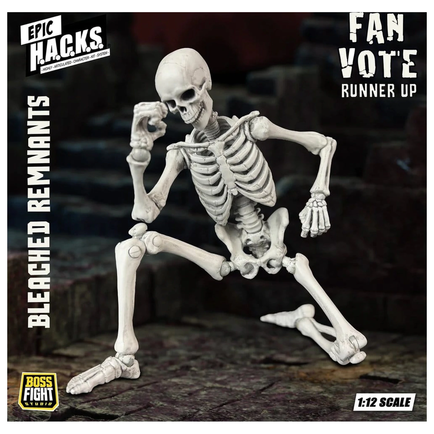 EPIC H.A.C.K.S. Akční figurka 1/12 Skeleton Blank Bleached Remnants fotografii produktu