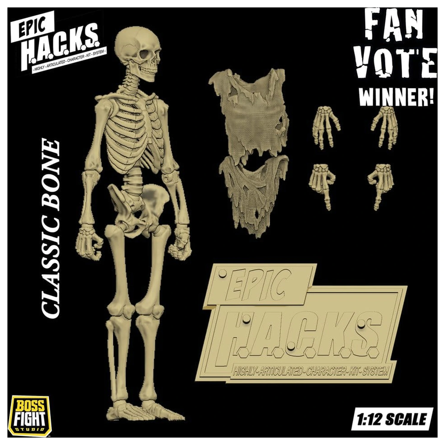 Epic H.A.C.K.S. akční figurka 1/12 Kostra Prázdná Klasická Kost fotografii produktu