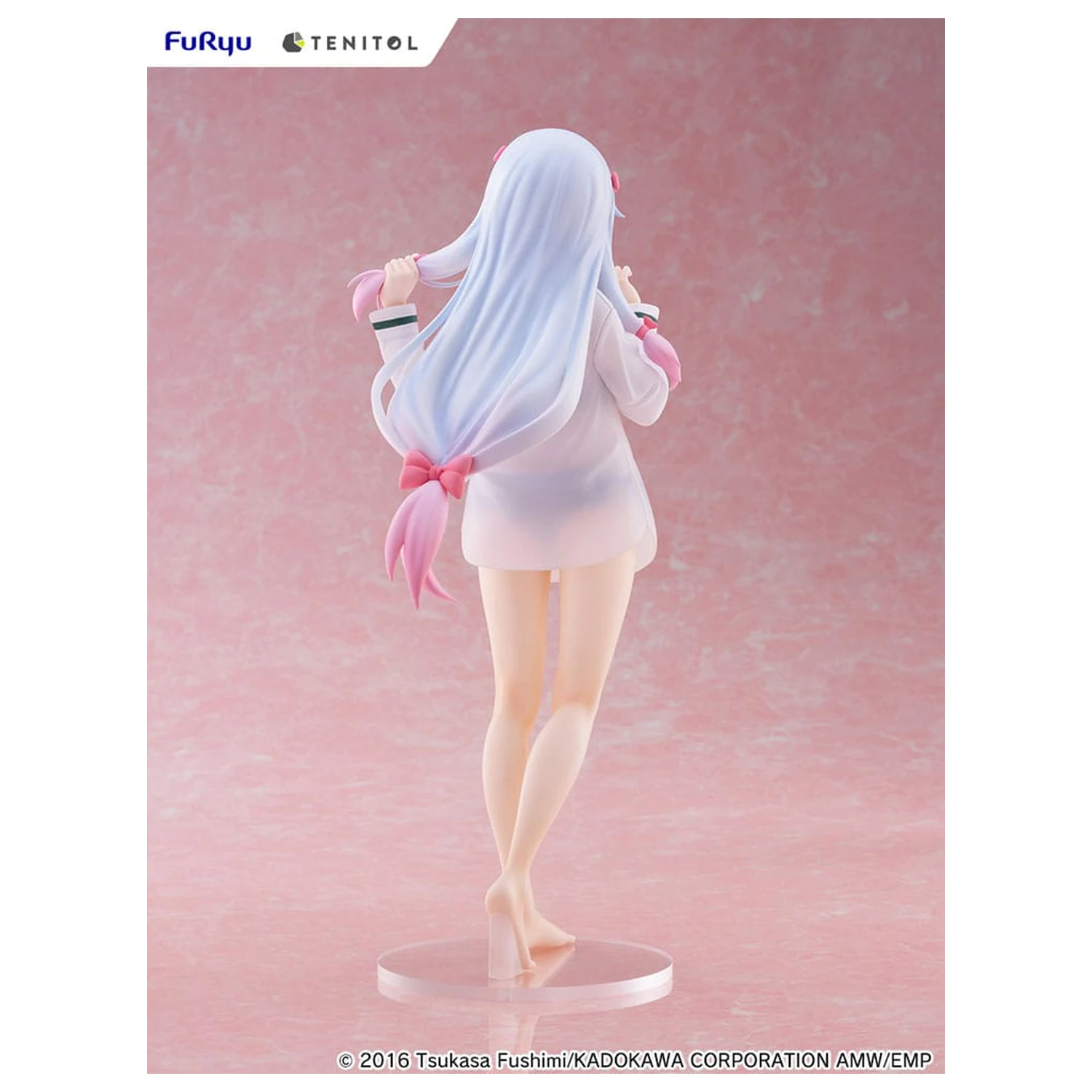 Eromanga Sensei Tenitol Tall PVC socha Sagiri Izumi Shirts Ver. 30 cm fotografii produktu