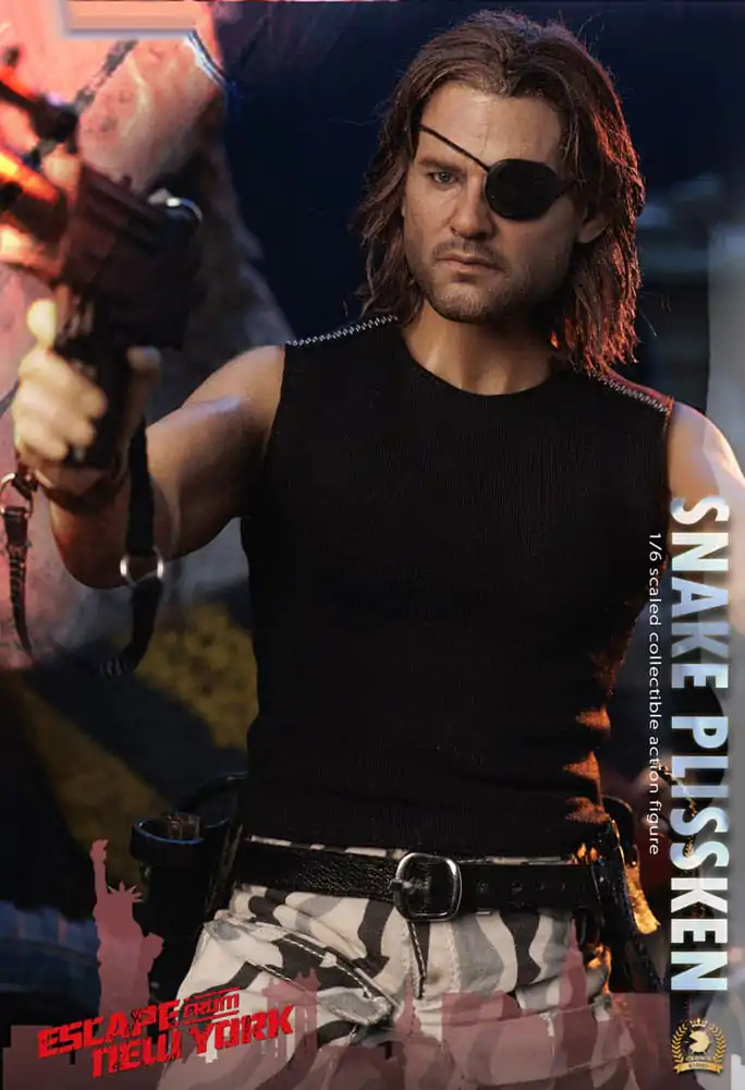 Escape from New York Crown Series akční figurka 1/6 Snake Plissken (Real Hair Version) 30 cm fotografii produktu