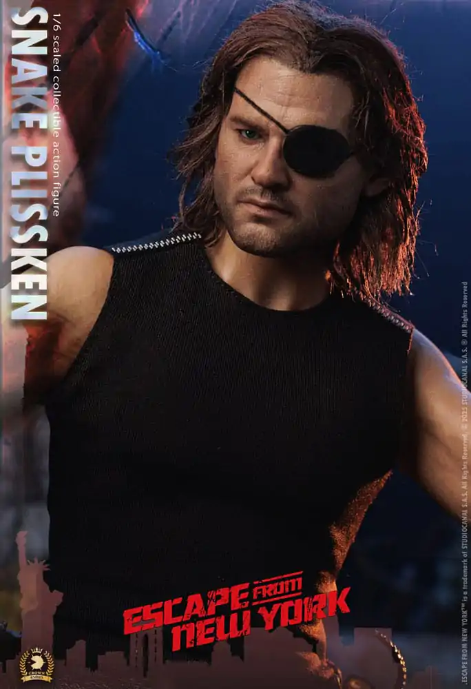 Escape from New York Crown Series akční figurka 1/6 Snake Plissken (Real Hair Version) 30 cm fotografii produktu