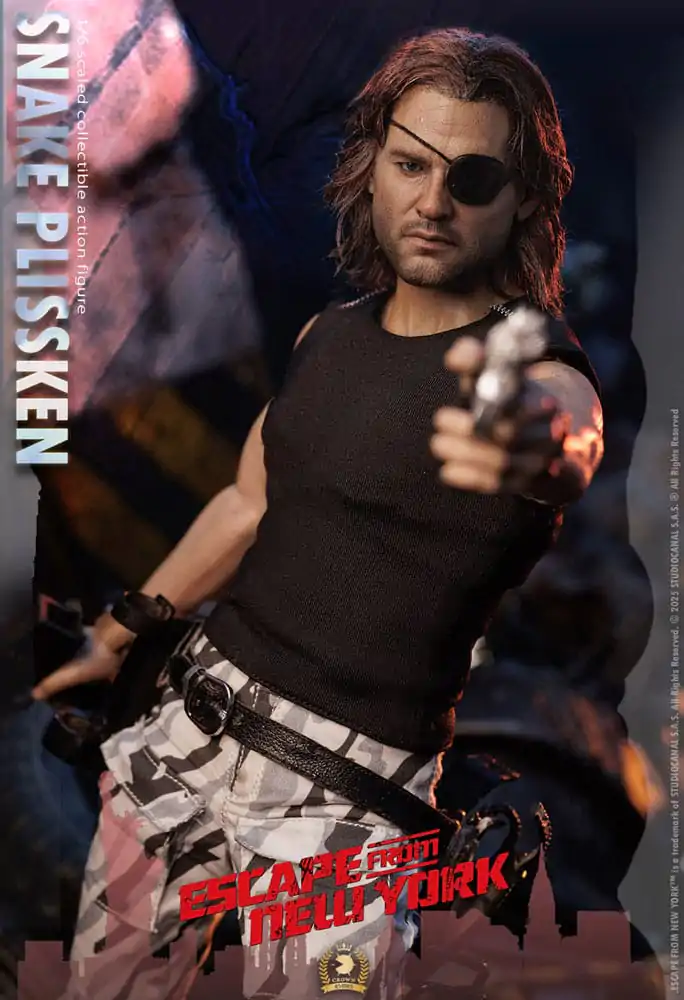 Escape from New York Crown Series akční figurka 1/6 Snake Plissken (Real Hair Version) 30 cm fotografii produktu