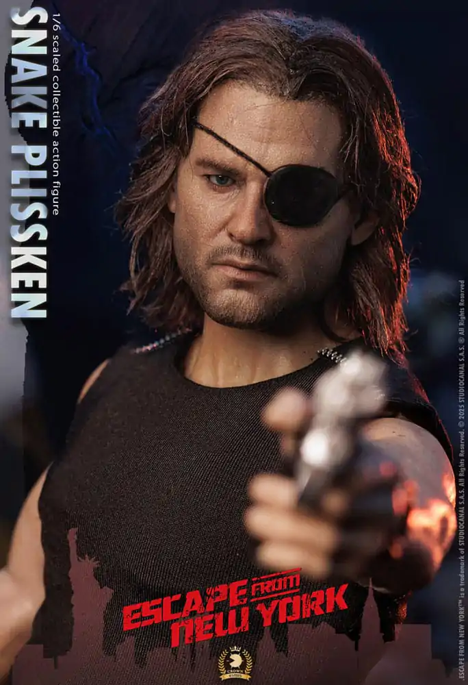 Escape from New York Crown Series akční figurka 1/6 Snake Plissken (Real Hair Version) 30 cm fotografii produktu