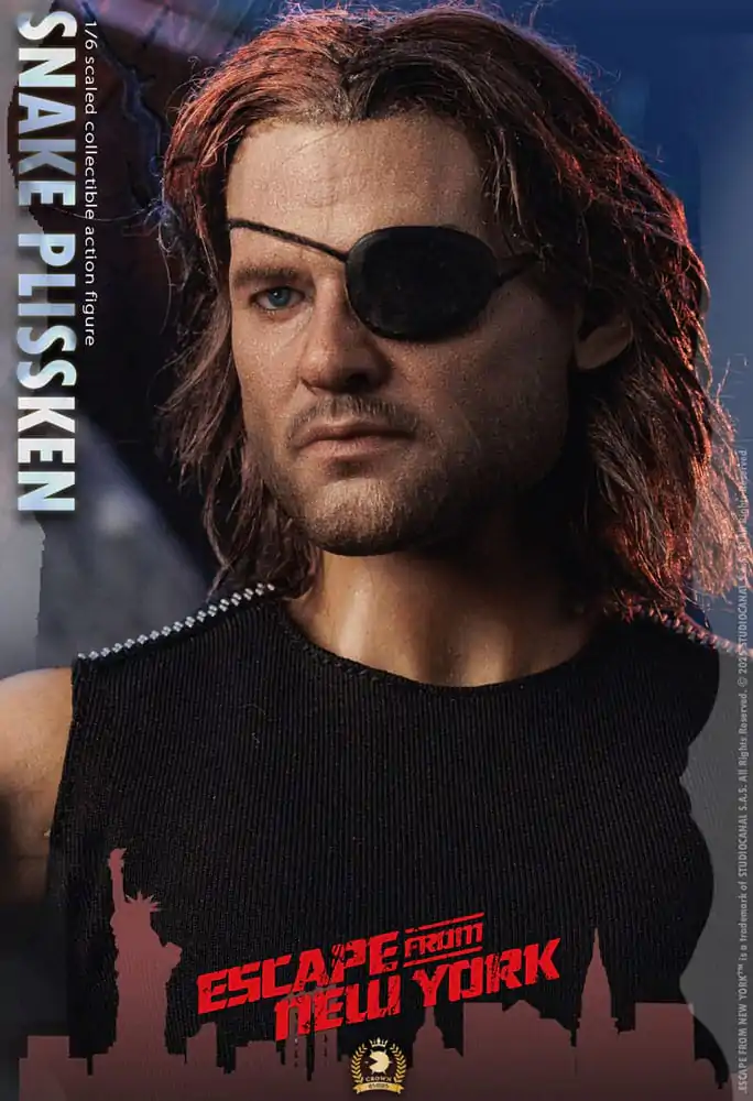 Escape from New York Crown Series akční figurka 1/6 Snake Plissken (Real Hair Version) 30 cm fotografii produktu