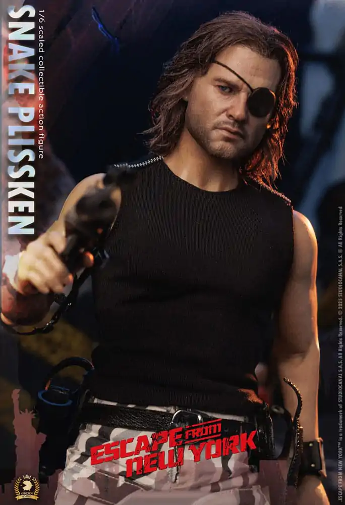 Escape from New York Crown Series akční figurka 1/6 Snake Plissken (Real Hair Version) 30 cm fotografii produktu