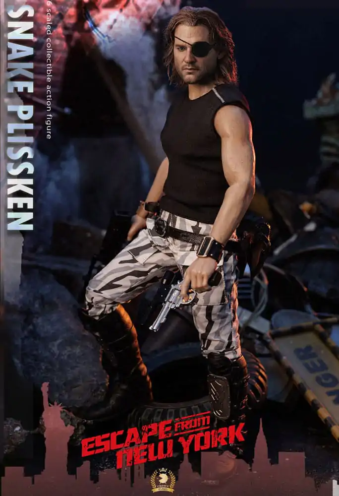 Escape from New York Crown Series akční figurka 1/6 Snake Plissken (Real Hair Version) 30 cm fotografii produktu