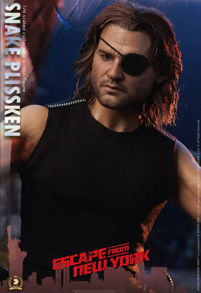 Escape from New York Crown Series akční figurka 1/6 Snake Plissken (Real Hair Version) 30 cm fotografii produktu