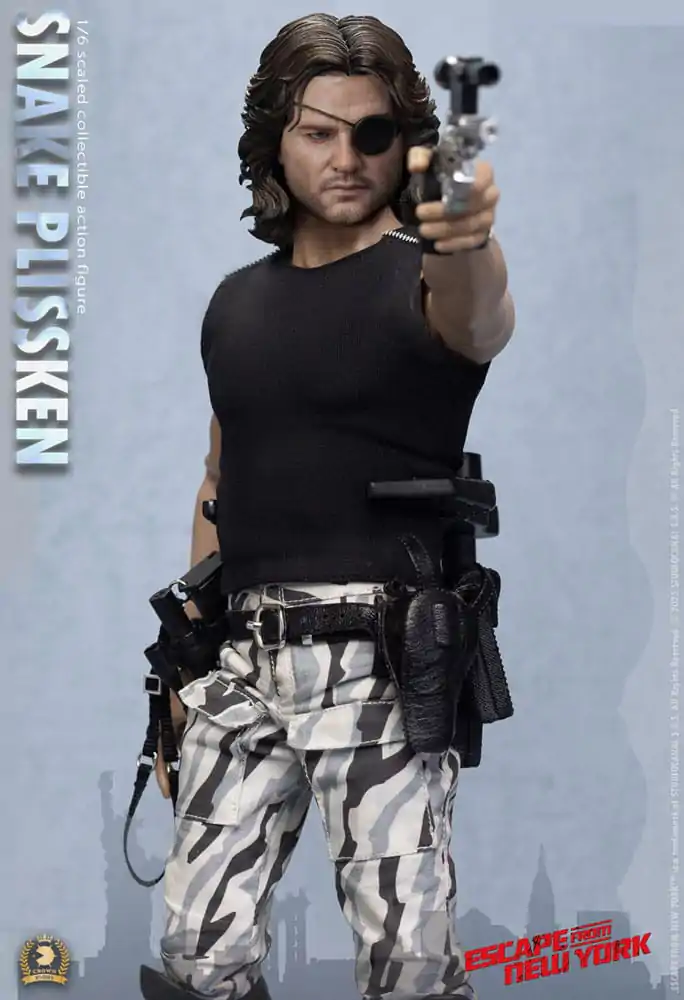 Escape from New York Crown Series akční figurka 1/6 Snake Plissken (Sculpted Hair Version) 30 cm fotografii produktu