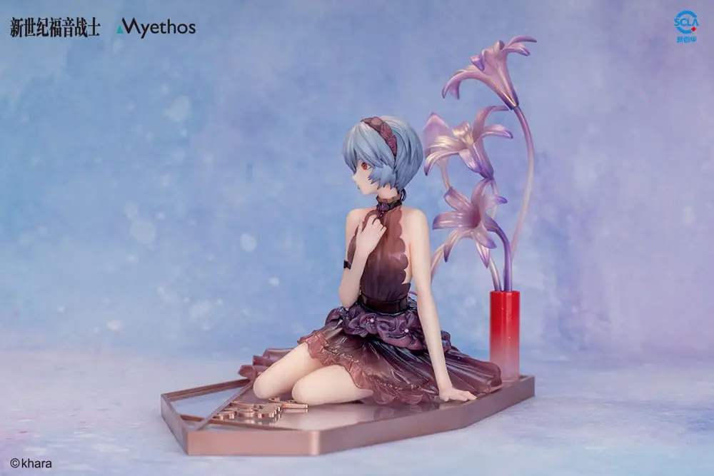 Evangelion PVC socha 1/7 Rei Ayanami: Whisper of Flower Ver. 15 cm fotografii produktu