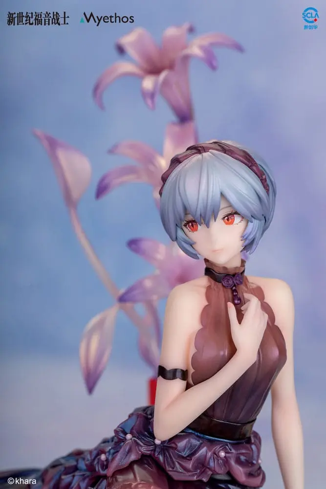 Evangelion PVC socha 1/7 Rei Ayanami: Whisper of Flower Ver. 15 cm fotografii produktu