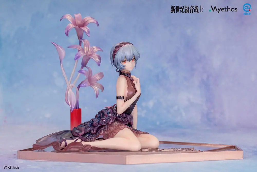 Evangelion PVC socha 1/7 Rei Ayanami: Whisper of Flower Ver. 15 cm fotografii produktu