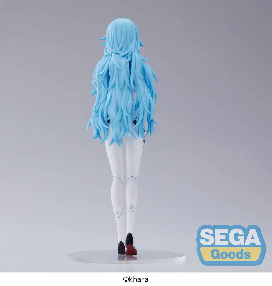 Evangelion: 3.0+1.0 Thrice Upon a Time SPM PVC Socha Rei Ayanami Long Hair Ver. 21 cm fotografii produktu