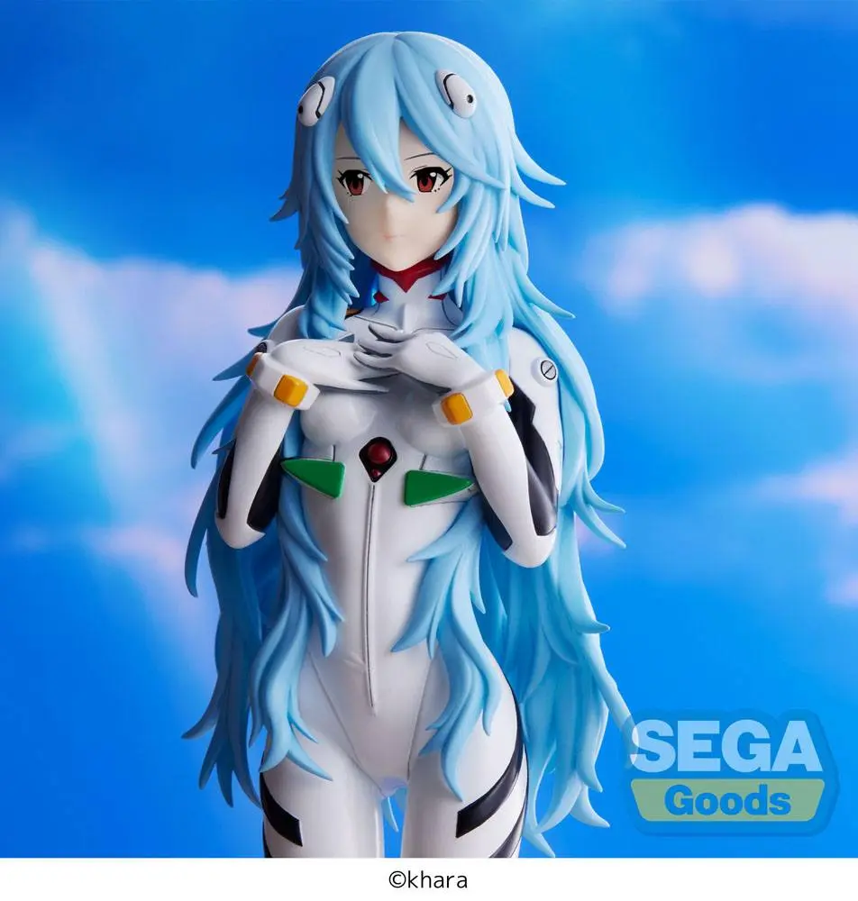 Evangelion: 3.0+1.0 Thrice Upon a Time SPM PVC Socha Rei Ayanami Long Hair Ver. 21 cm fotografii produktu