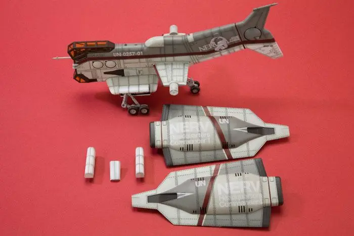 Evangelion: 3.0 Plastová modelová stavebnice 1/100 Letoun s vertikálním startem a přistáním YAGR-N101 19 cm fotografii produktu