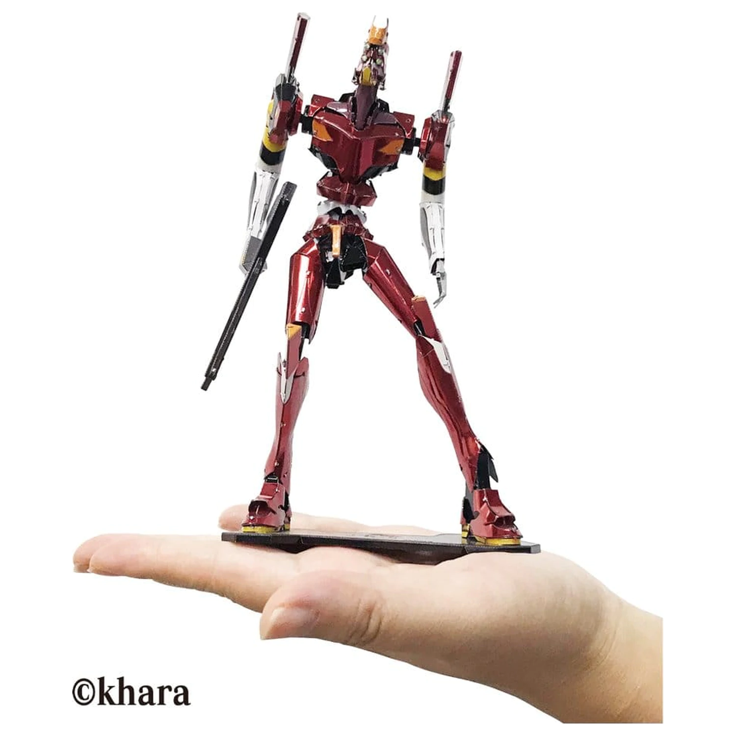 Evangelion Kovová Nano Plastová Modelová Jednotka 02 17 cm fotografii produktu