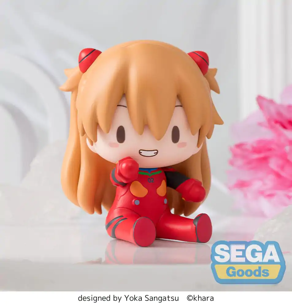 Evangelion: New Theatrical Edition Fuwa Petit Chibi figurka Asuka Plug Suit 8 cm fotografii produktu