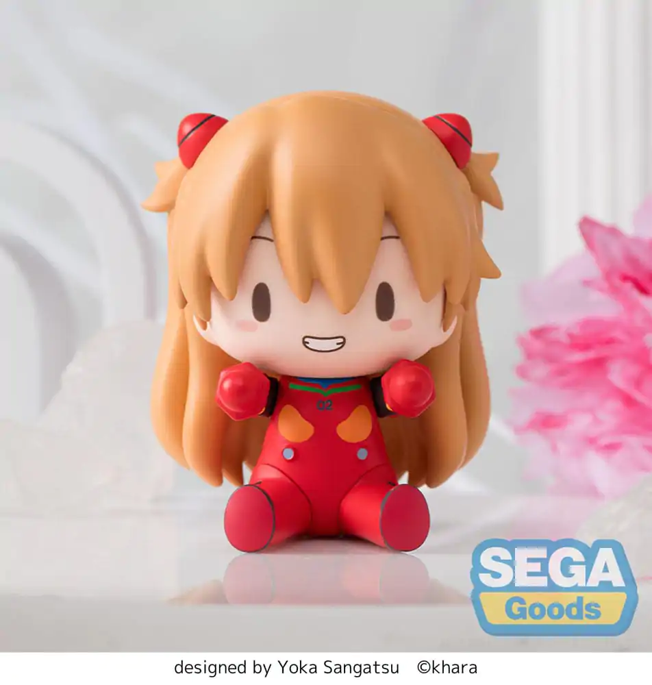 Evangelion: New Theatrical Edition Fuwa Petit Chibi figurka Asuka Plug Suit 8 cm fotografii produktu