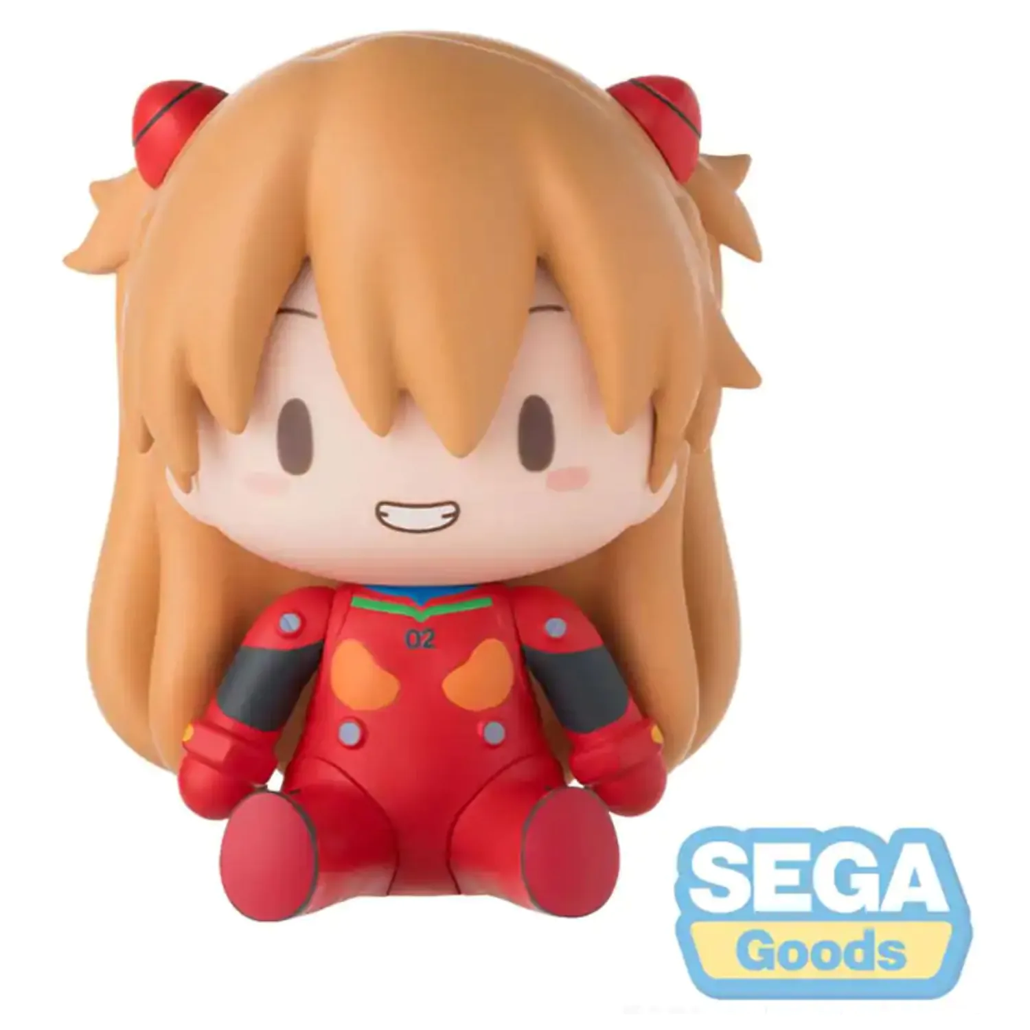 Evangelion: New Theatrical Edition Fuwa Petit Chibi figurka Asuka Plug Suit 8 cm fotografii produktu
