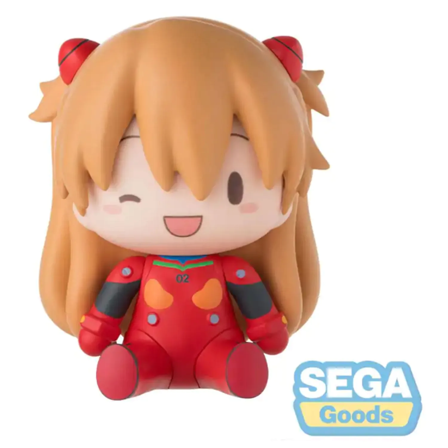 Evangelion: New Theatrical Edition Fuwa Petit Chibi figurka Asuka Plug Suit 8 cm fotografii produktu