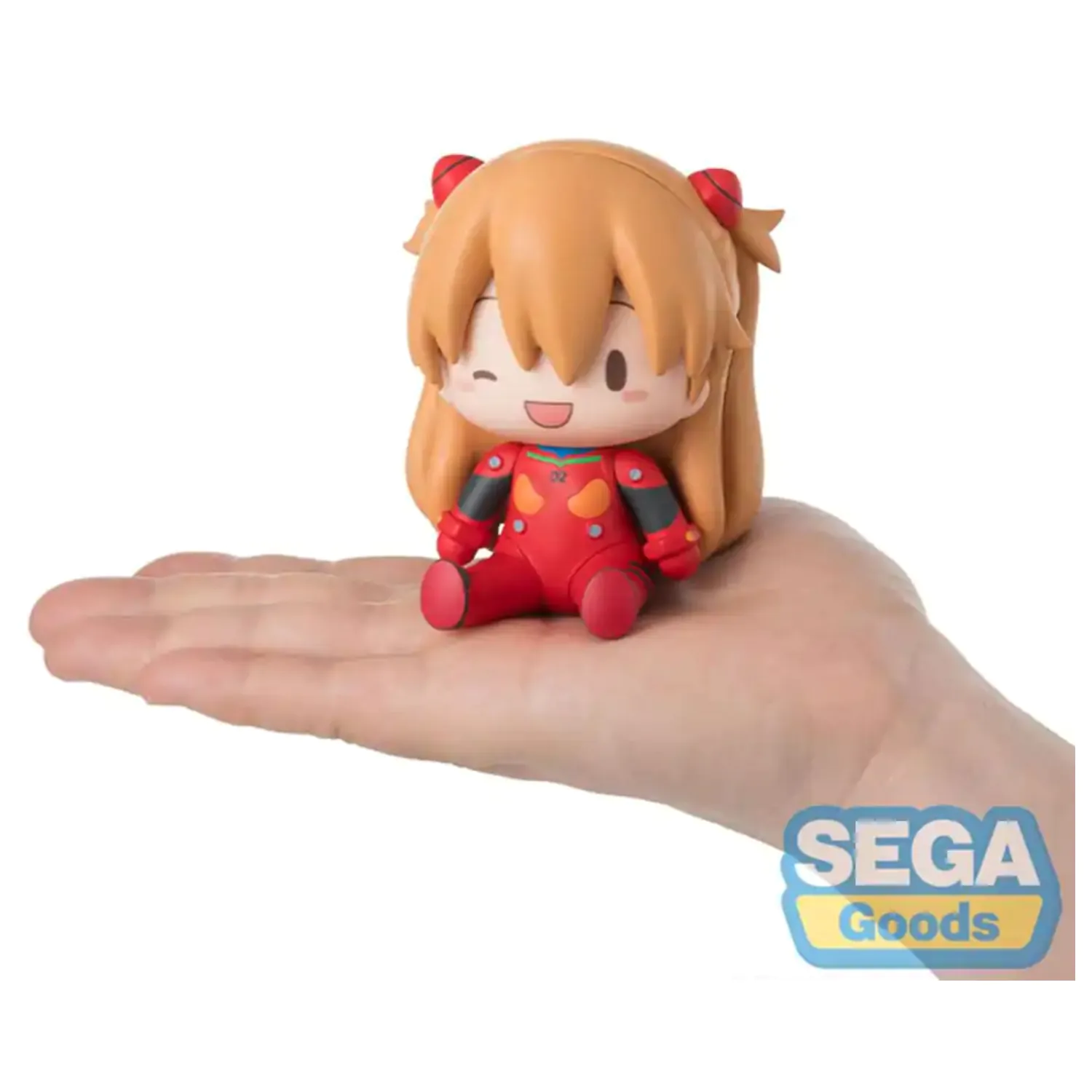 Evangelion: New Theatrical Edition Fuwa Petit Chibi figurka Asuka Plug Suit 8 cm fotografii produktu