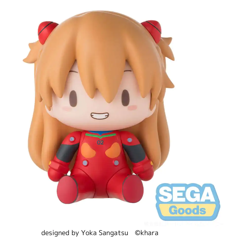 Evangelion: New Theatrical Edition Fuwa Petit Chibi figurka Asuka Plug Suit 8 cm fotografii produktu