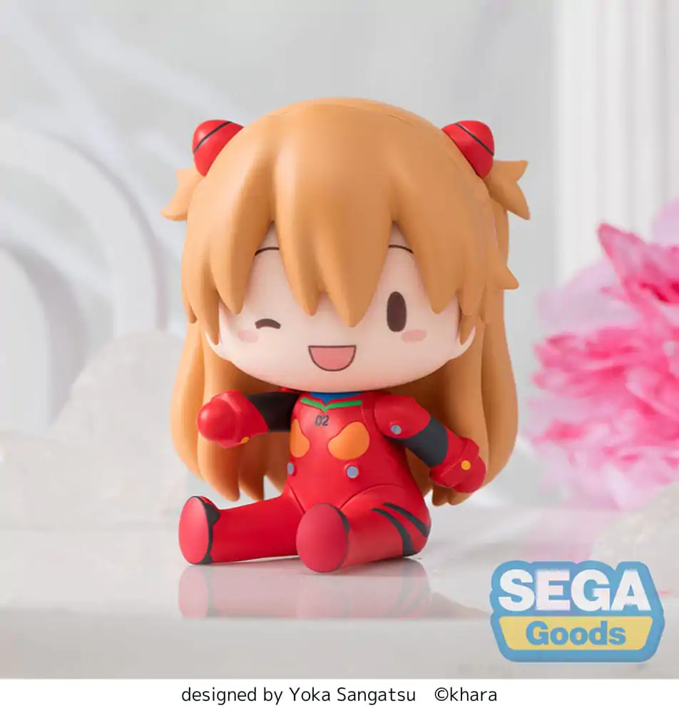 Evangelion: New Theatrical Edition Fuwa Petit Chibi figurka Asuka Plug Suit 8 cm fotografii produktu